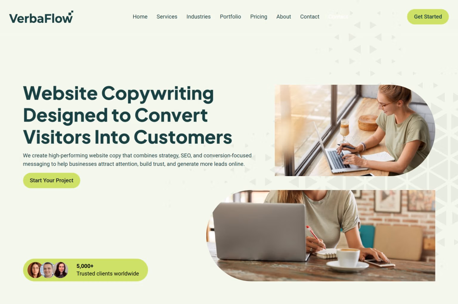 Copywriting website copywriting